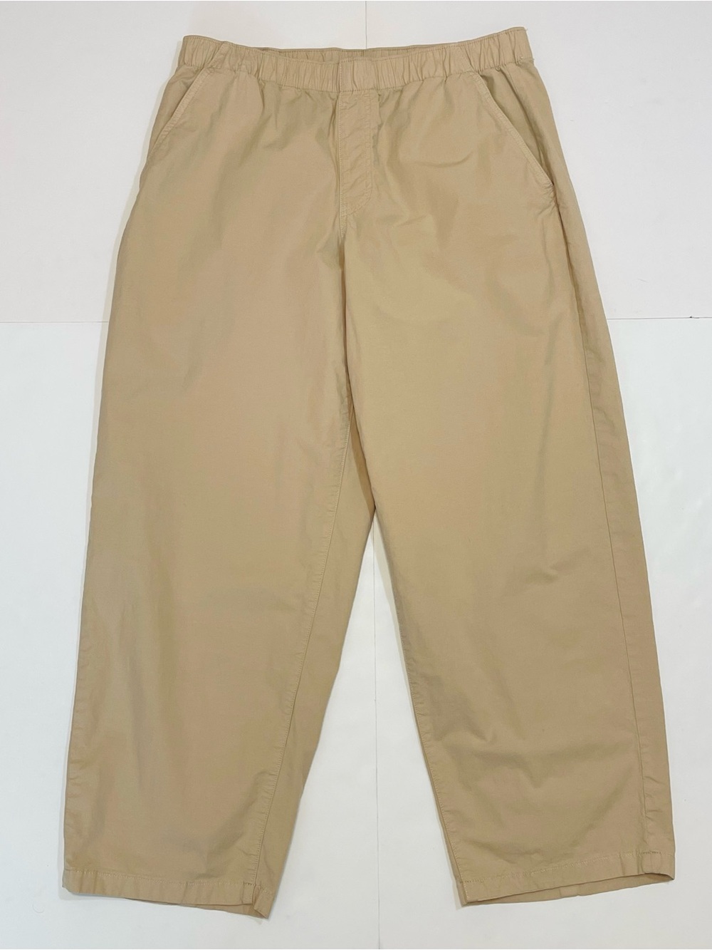 American Eagle Outfitters Wide Leg Pull On Khaki Pants Size M